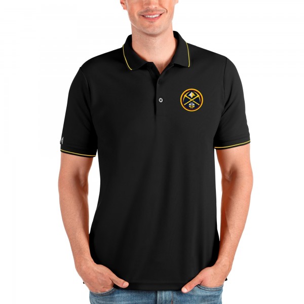 Поло Denver Nuggets Antigua Affluent - Black
