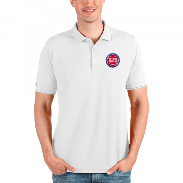 Поло Detroit Pistons Antigua Affluent - White