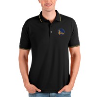 Поло Golden State Warriors Antigua Affluent - Black