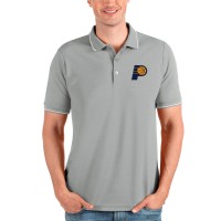 Поло Indiana Pacers Antigua Affluent - Heathered Gray