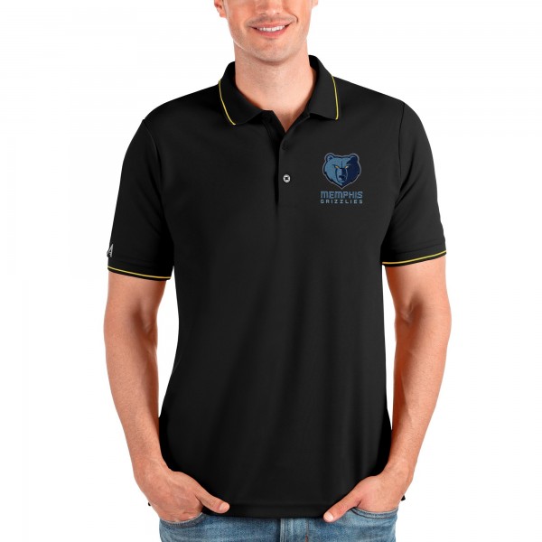 Поло Memphis Grizzlies Antigua Affluent - Black