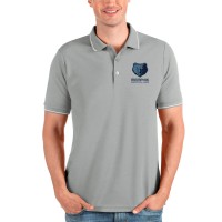 Поло Memphis Grizzlies Antigua Affluent - Heathered Gray