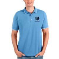 Поло Memphis Grizzlies Antigua Affluent - Light Blue