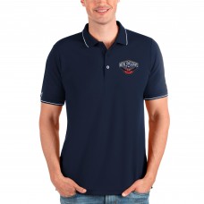 New Orleans Pelicans Antigua Affluent Polo - Navy