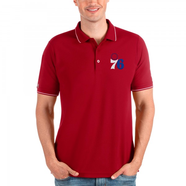 Поло Philadelphia 76ers Antigua Affluent - Red