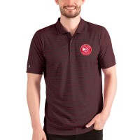 Поло Atlanta Hawks Antigua Esteem - Heathered Black/Red
