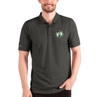Поло Boston Celtics Antigua Esteem - Heathered Black/Silver