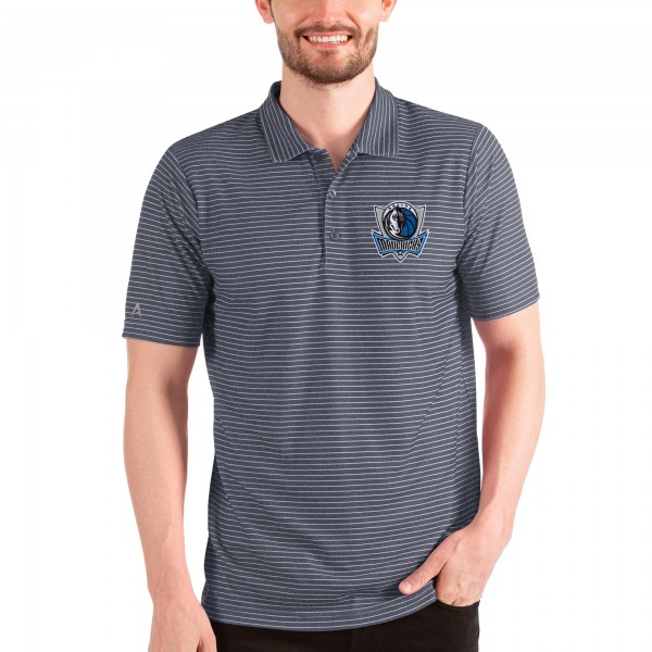 Поло Dallas Mavericks Antigua Esteem - Heathered Navy/White