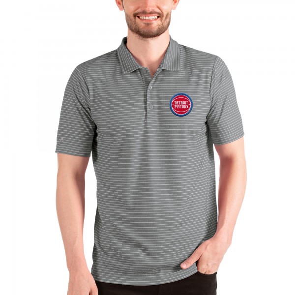 Поло Detroit Pistons Antigua Esteem - Steel/White