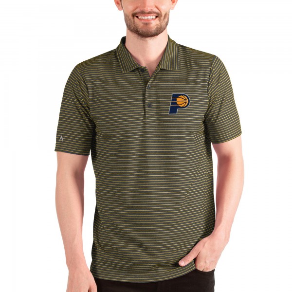 Поло Indiana Pacers Antigua Esteem - Black/Gold