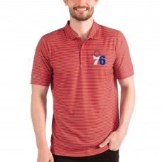 Поло Philadelphia 76ers Antigua Esteem - Heathered Red/White