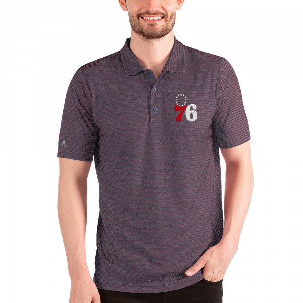 Поло Philadelphia 76ers Antigua Esteem - Navy/Red