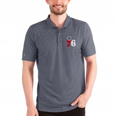 Поло Philadelphia 76ers Antigua Team Esteem - Heathered Navy/White