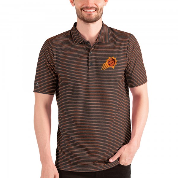 Поло Phoenix Suns Antigua Esteem - Heathered Black/Orange