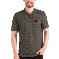 Поло Toronto Raptors Antigua Esteem - Heathered Black/Gold