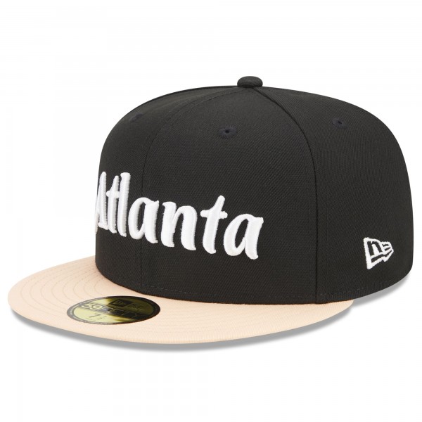 Бейсболка Atlanta Hawks New Era 2022/23 City Edition Official 59FIFTY - Black
