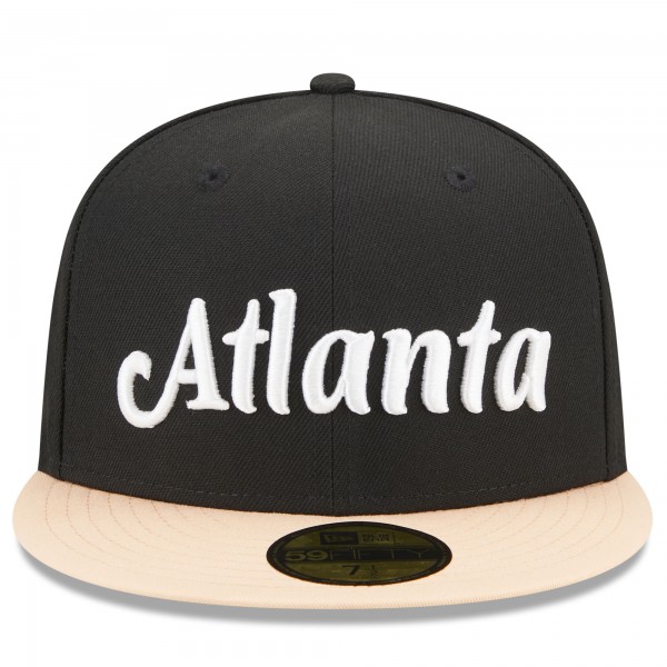 Бейсболка Atlanta Hawks New Era 2022/23 City Edition Official 59FIFTY - Black