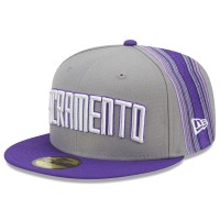 Бейсболка Sacramento Kings New Era 2022/23 City Edition Official 59FIFTY - Purple