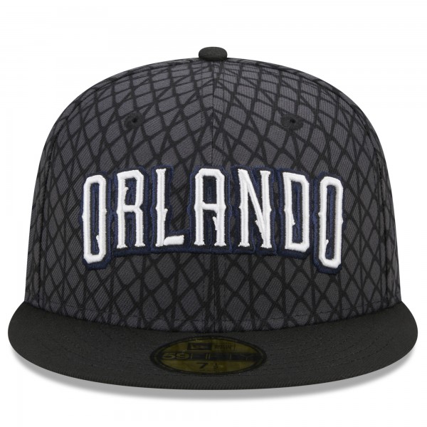 Бейсболка Orlando Magic New Era 2022/23 City Edition Official 59FIFTY - Gray