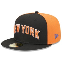 Бейсболка New York Knicks New Era 2022/23 City Edition Official 59FIFTY - Black