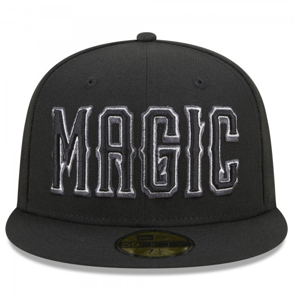 Бейсболка Orlando Magic New Era 2022/23 City Edition Alternate Logo 59FIFTY - Black