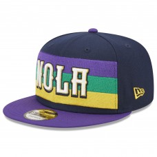 Бейсболка New Orleans Pelicans New Era 2022/23 City Edition Official 9FIFTY - Navy