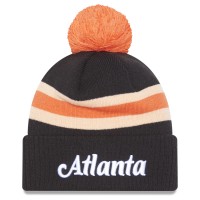 Шапка с помпоном Atlanta Hawks New Era 2022/23 City Edition Official Cuffed Knit - Gray