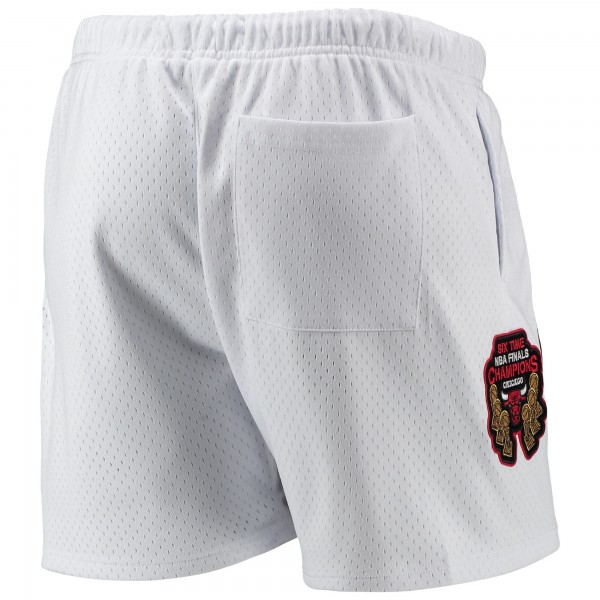 Шорты Chicago Bulls Pro Standard 6x NBA Finals Champions Mesh Capsule - White