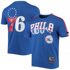 Футболка Philadelphia 76ers Pro Standard Men's Mesh Capsule Taping - Royal/Red