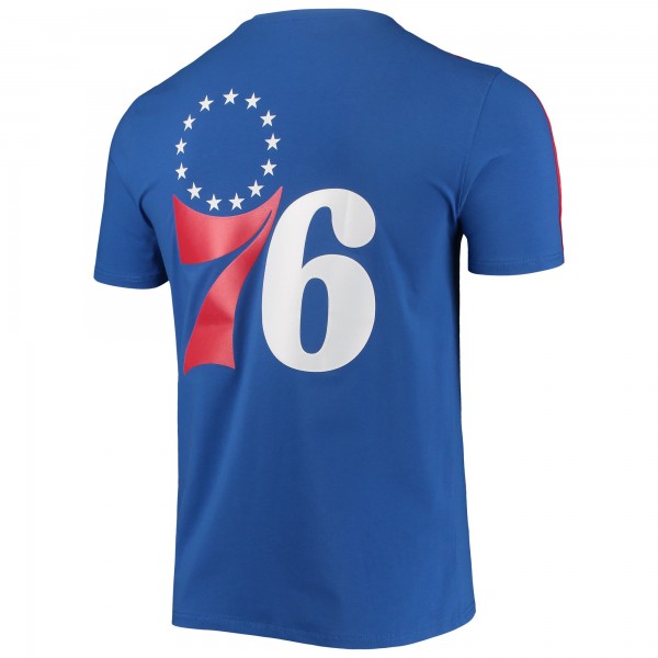 Футболка Philadelphia 76ers Pro Standard Men's Mesh Capsule Taping - Royal/Red