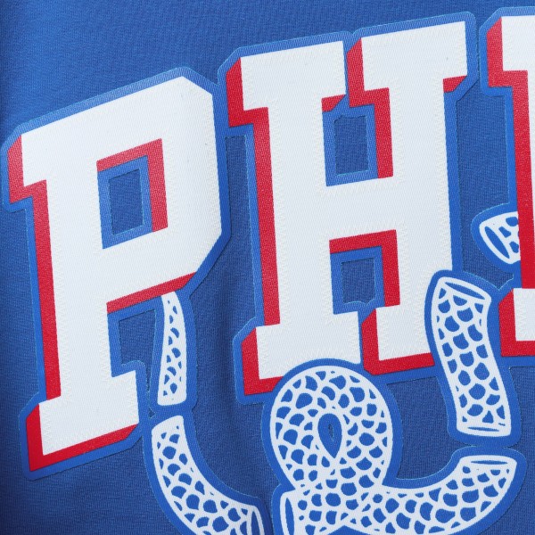 Футболка Philadelphia 76ers Pro Standard Men's Mesh Capsule Taping - Royal/Red