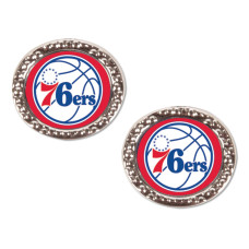 Philadelphia 76ers WinCraft Round Team Post Earring