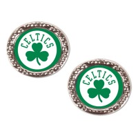 Boston Celtics WinCraft Round Team Post Earring