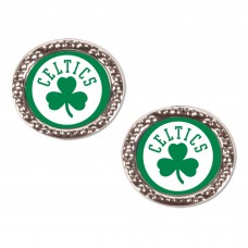 Boston Celtics WinCraft Round Team Post Earring