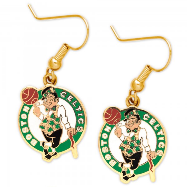 Boston Celtics WinCraft Logo Dangle Earrings