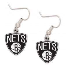 Brooklyn Nets WinCraft Logo Dangle Earrings