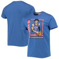 Футболка Cade Cunningham Detroit Pistons Homage Rookie Player Pack Tri-Blend - Blue