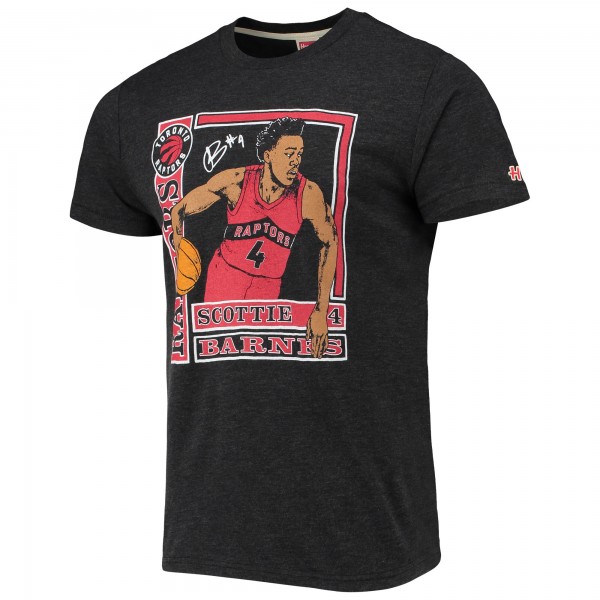 Футболка Scottie Barnes Toronto Raptors Homage Rookie Player Pack Tri-Blend - Charcoal