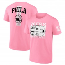 Футболка Philadelphia 76ers Street Collective - Candy Pink