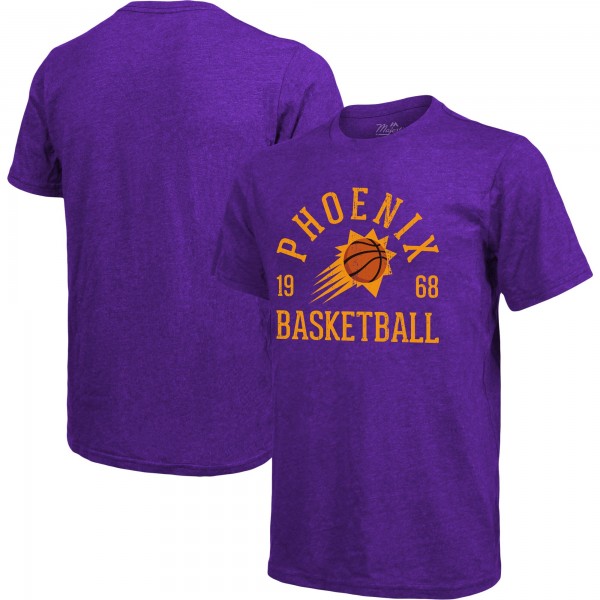 Футболка Phoenix Suns Majestic Threads Ball Hog Tri-Blend - Heathered Purple