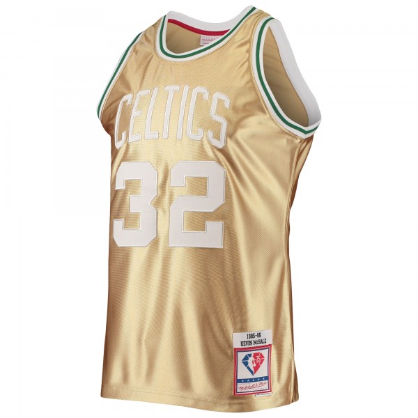 Игровая форма Kevin McHale Boston Celtics Mitchell & Ness 75th Anniversary 1985-86 Hardwood Classics Swingman - Gold