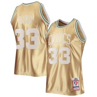 Игровая форма Larry Bird Boston Celtics Mitchell & Ness 75th Anniversary 1985-86 Hardwood Classics Swingman - Gold