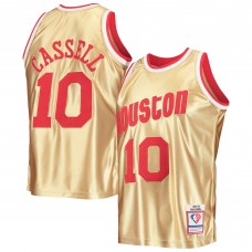 Игровая форма  Sam Cassell Houston Rockets Mitchell & Ness 75th Anniversary 1993-94 Hardwood Classics Swingman - Gold