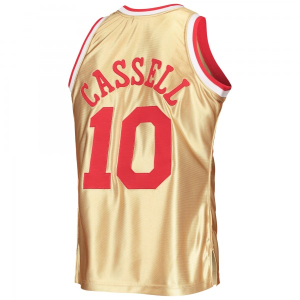 Игровая форма  Sam Cassell Houston Rockets Mitchell & Ness 75th Anniversary 1993-94 Hardwood Classics Swingman - Gold