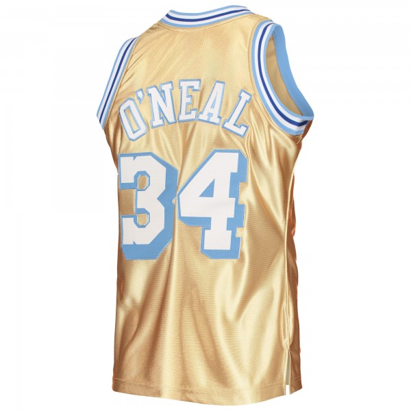 Игровая форма  Shaquille ONeal Los Angeles Lakers Mitchell & Ness 75th Anniversary 1996-97 Hardwood Classics Swingman - Gold