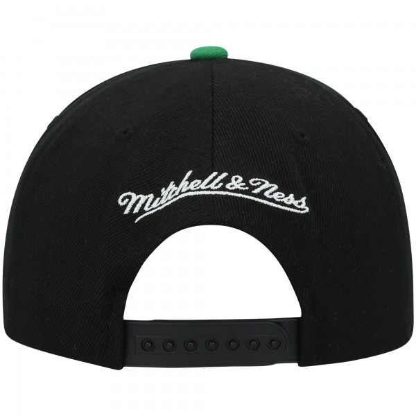 Бейсболка Dallas Mavericks Mitchell & Ness Hardwood Classics Low Big Face - Black/Green