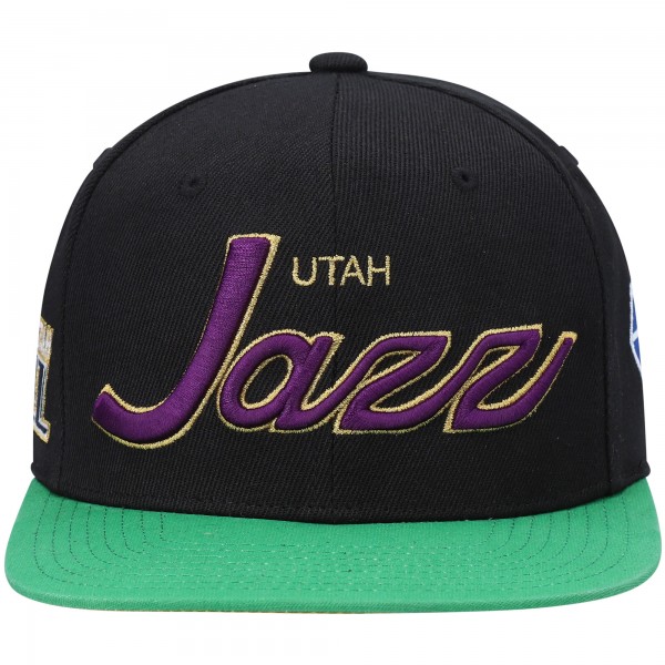Бейсболка Utah Jazz Mitchell & Ness NBA 75th Anniversary - Black