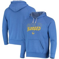Толстовка Golden State Warriors Majestic Threads Mantra Tri-Blend V-Neck Raglan - Heathered Royal