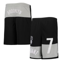 Шорты Youth Brooklyn Nets Kevin Durant Black Pandemonium Name & Number