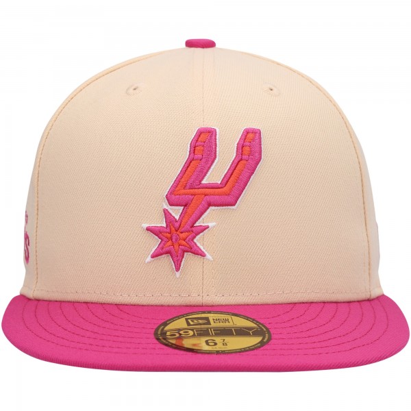 Бейсболка San Antonio Spurs New Era Passion Mango 59FIFTY - Orange/Pink